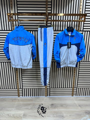 Chandal Trapstar azul y gris
