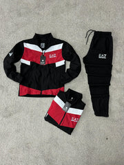 Chandal EMPORIO ARMANI negro y rojo