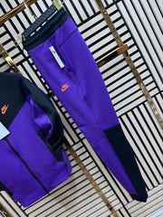 Chandal Nike Tech Fleece Negro y Morado