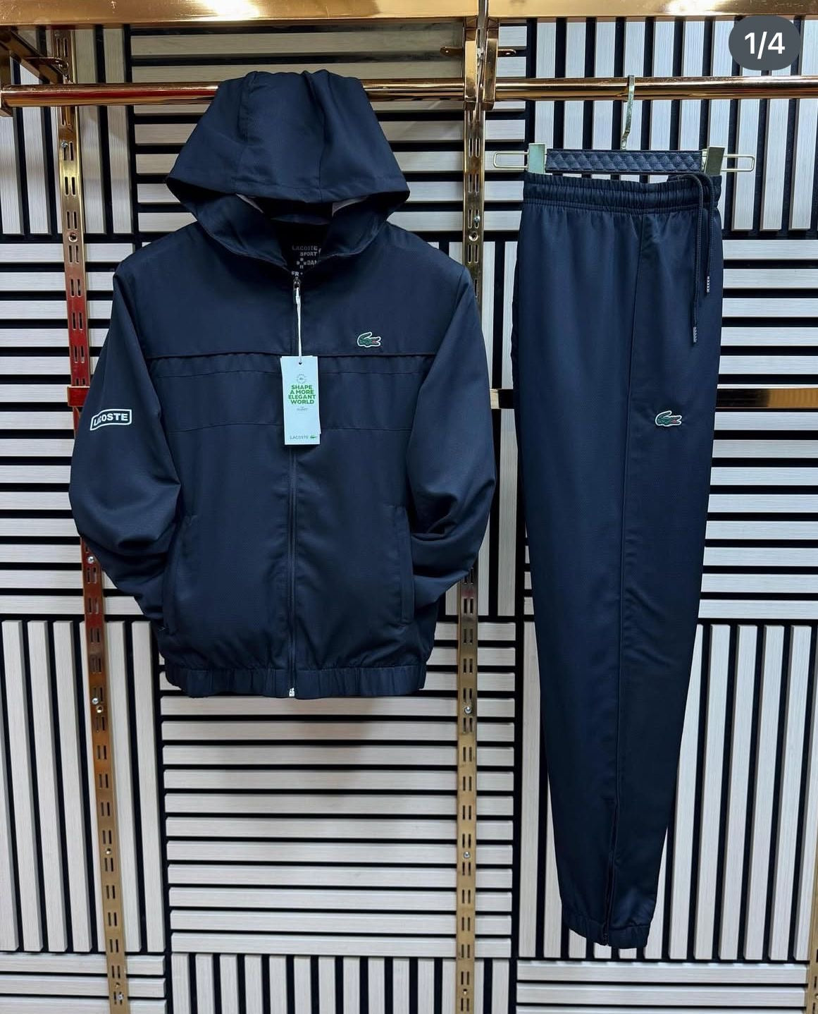 Chandal LACOSTE negro